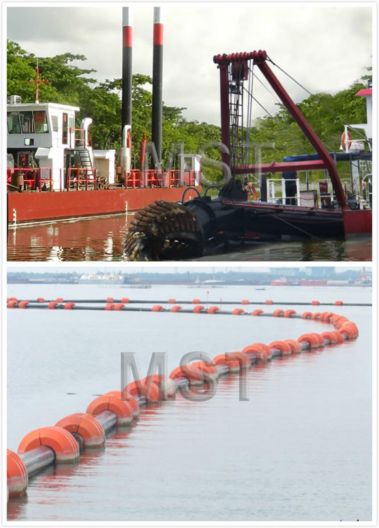 China Dredging Pipeline Cooperated With Cutter Suction Dredger