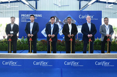 Cariflex breaks ground on world’s largest polyisoprene latex plant in Singapore