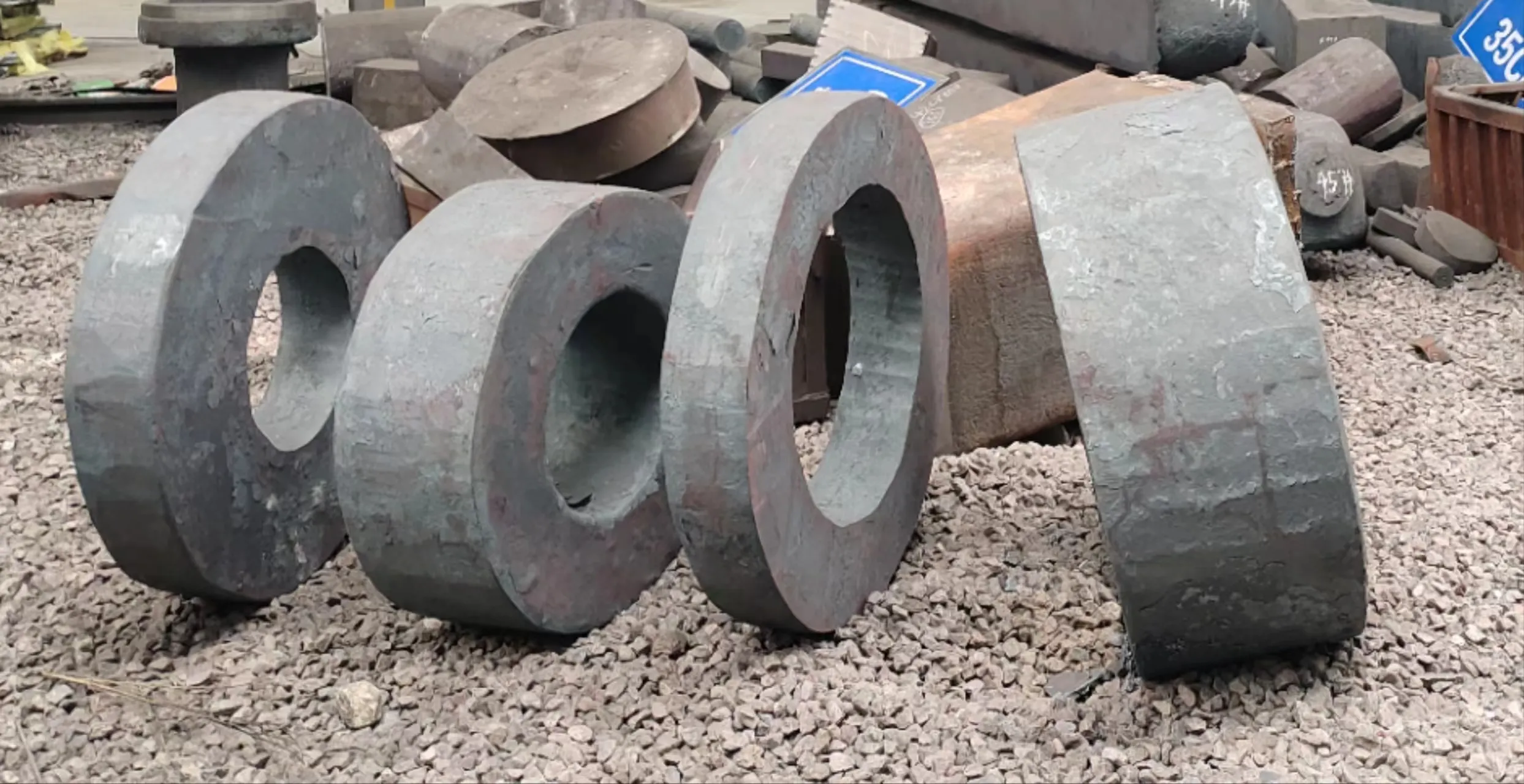 What is the tempering after the surface hardening of stainless steel forgings?