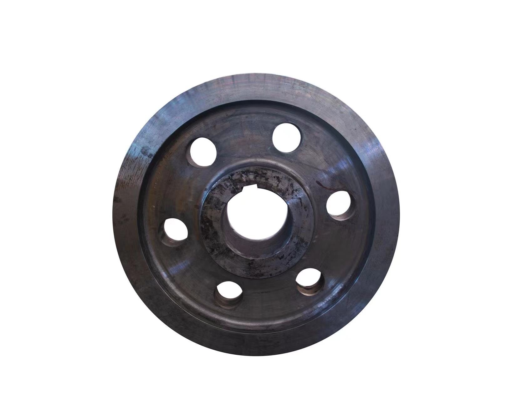 Steel Sepur wheel free forgings digunakake kanggo Sepur