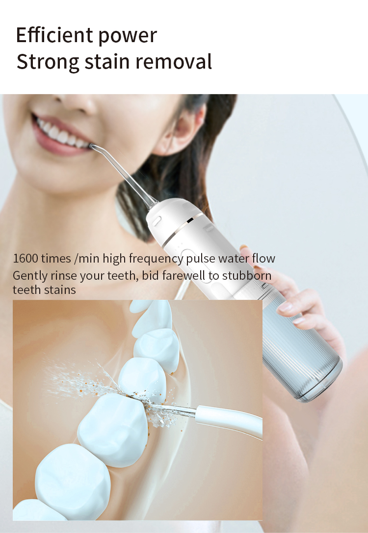 Portable Water Flosser 180ml Teeth Cleaner