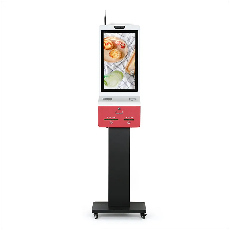 ODM/OEM IP65 High Brightness 32, 43, 55, 65-Inch Floor Standing Landscape Pcap G+F 10-Point Touch Single Sided Kiosk, Screen Android