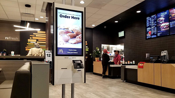 Qual é a perspectiva da máquina de pedidos do McDonald's