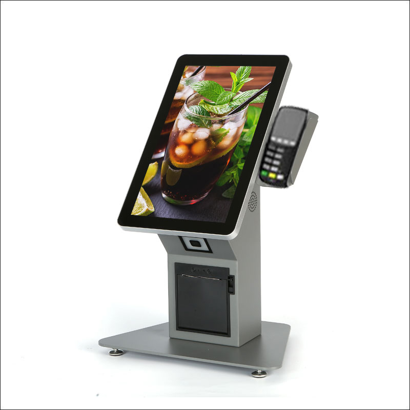 Receipt Printing Kiosk with Qr Code Scanner