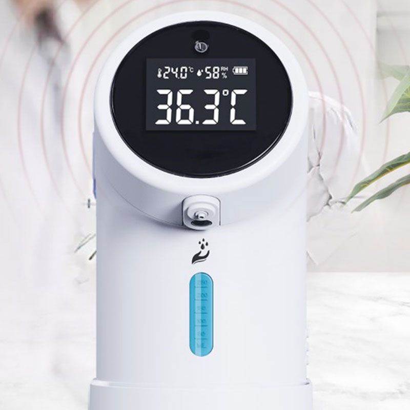 Soap Dispenser Thermometer Temperature Detector