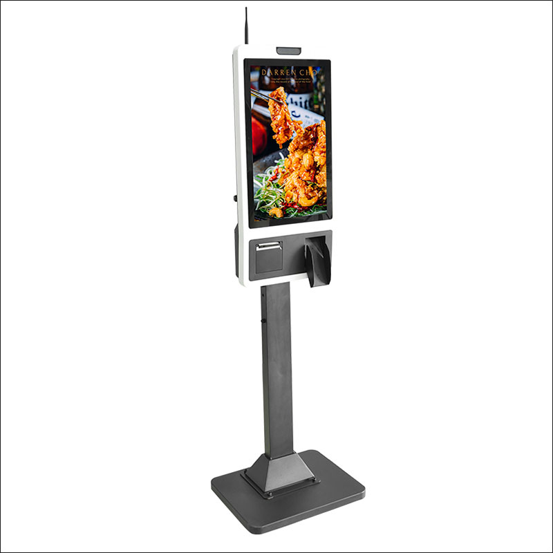 Touch Screen Interactive Kiosk Windows Self Service Pay Order Machine Station Self Checkout Terminal for Chain Store/Supermarket