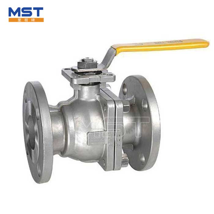 2 Way Air Actuated Flanged Ball Valve