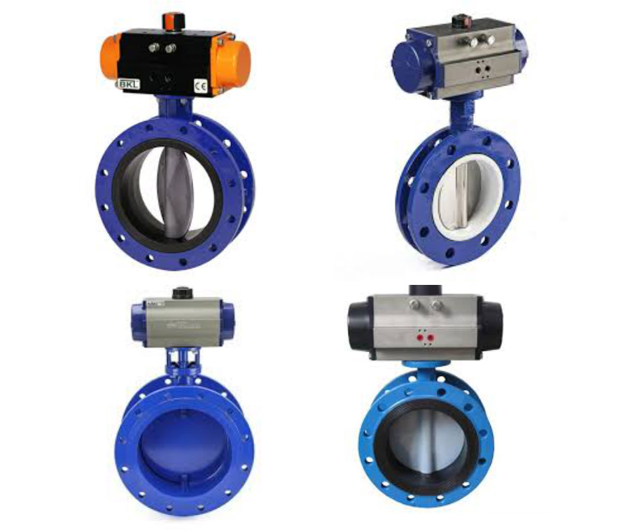 Pneumatic Flanged Butterfly Valve Factory