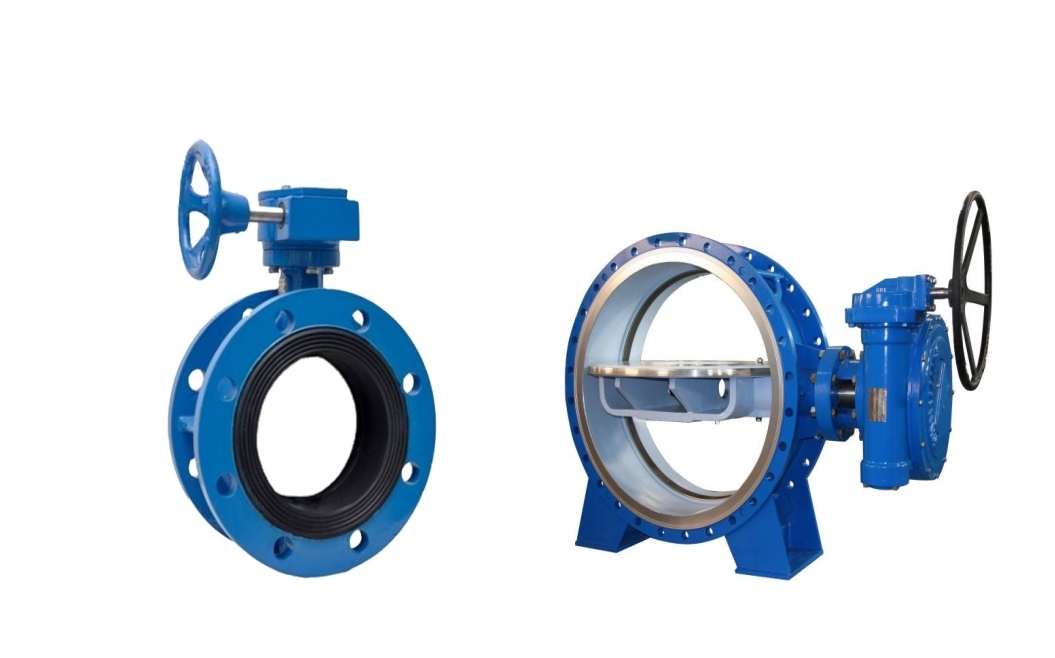 Flanged Butterfly Valve With Turbine