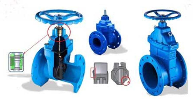 Uzatvárací ventil pre vodovodné potrubie