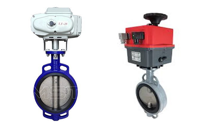 Motorized Butterfly Valve With Actuator Operator
