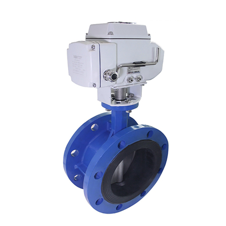 Motorized Butterfly Valve na May Actuator Operator