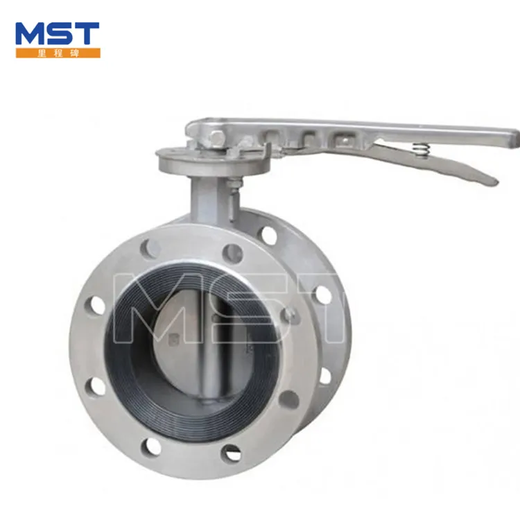 Wafer Butterfly Valve Lever Operated En593