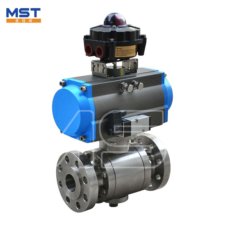 Stainless Steel Worm Gear Flange Trunnion Mounted Ball Valve