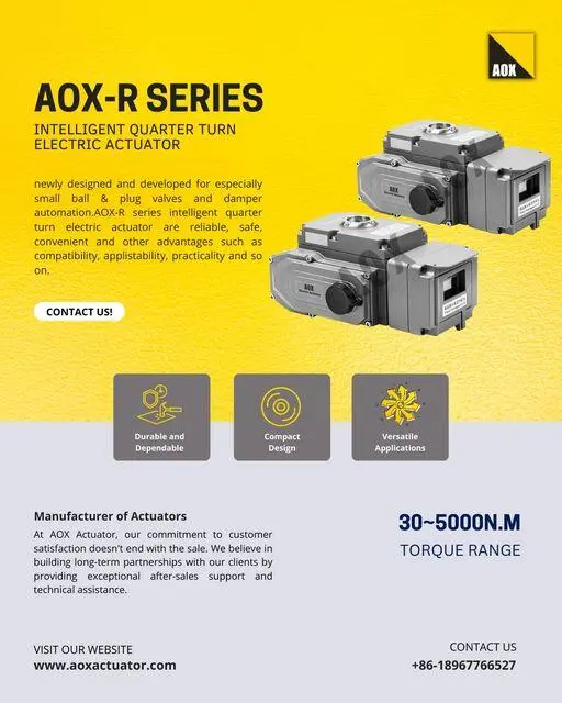 สัมผัสอนาคตของการควบคุมที่แม่นยำด้วย AOX-R Series