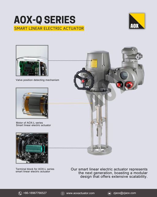 Discover the AOX-L Series Smart Linear Electric Actuator's Dynamic Features! 