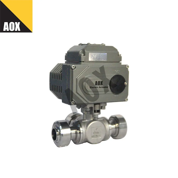 มินิไฟฟ้าส่วนเปิดบอลวาล์ว Actuator