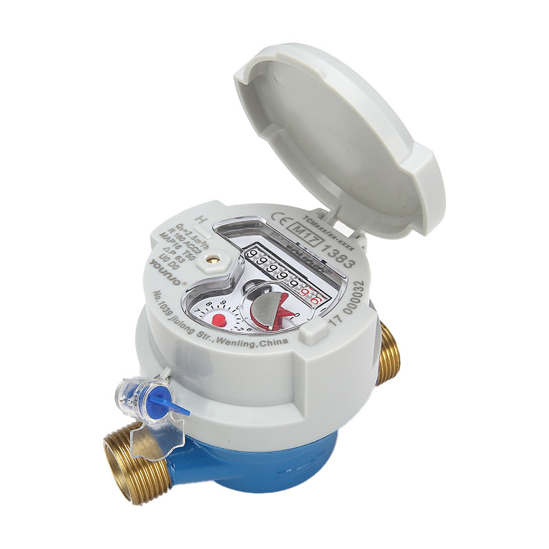 Single Jet Dry Type Water Meter(with copper glass register)