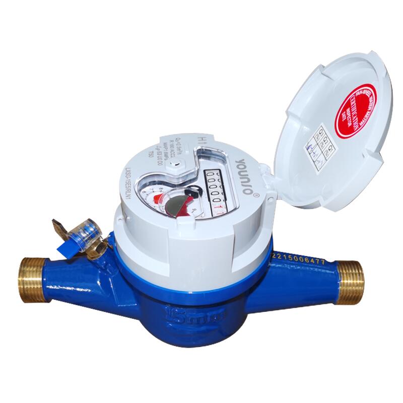  R160 Multi Jet Dry Type Water Meter in Brass Body with Inductive Pre-equipped