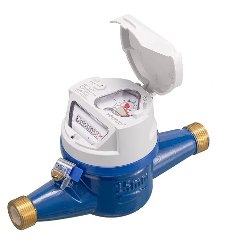 R160 Multi Jet Dry Type Water Meter in Brass Body with Inductive Pre-equipped