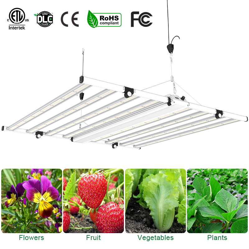 New generation 1000W Foldable LED Grow Light Horticulture Lighting - 1