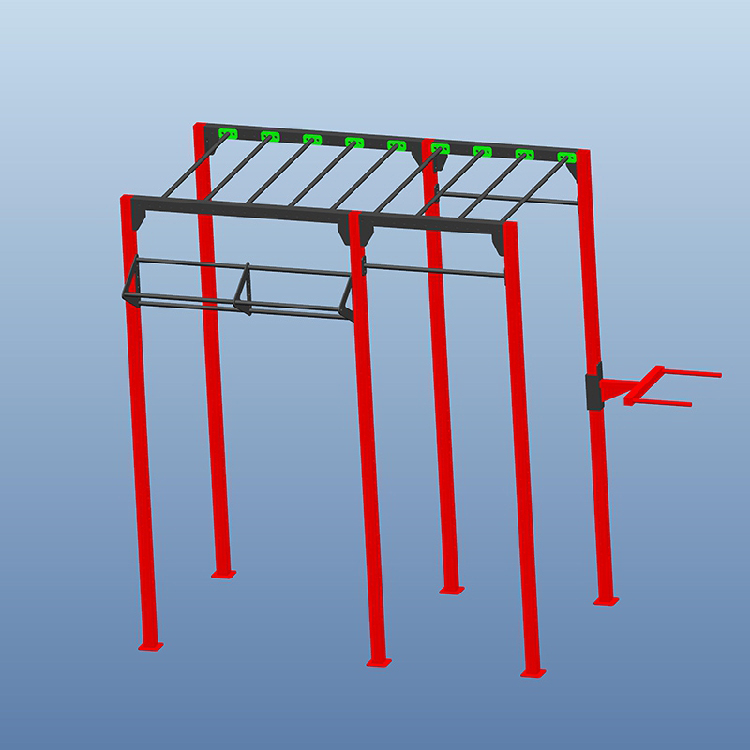 Plate-forme multifonctionnelle de support de support de squat de puissance d'équipement de cage de puissance de gymnase - 2 