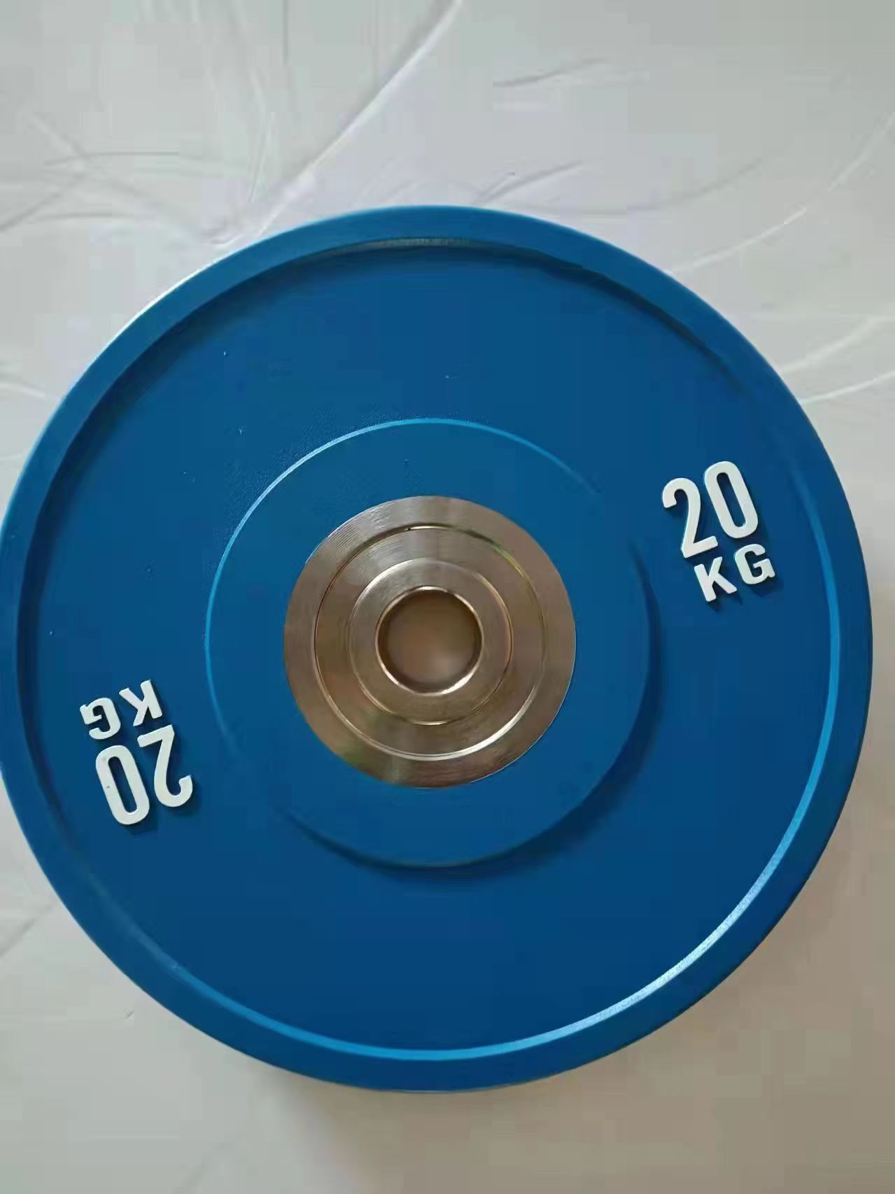 vektløfting stål lbs kgs konkurransestøtfangerplate - 1 