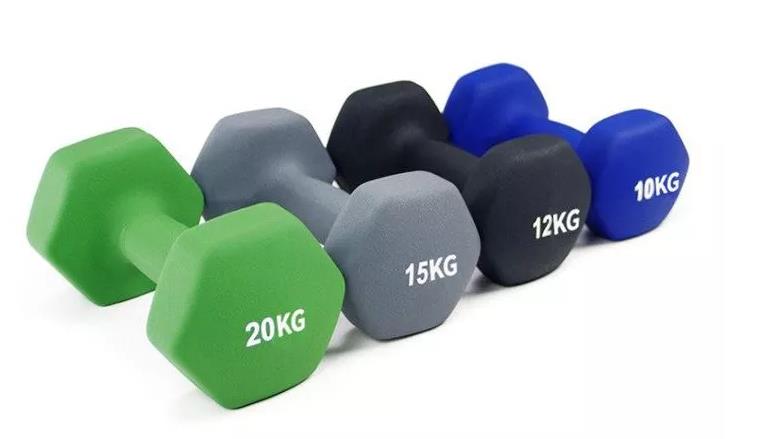 colorful ladies dumbbell