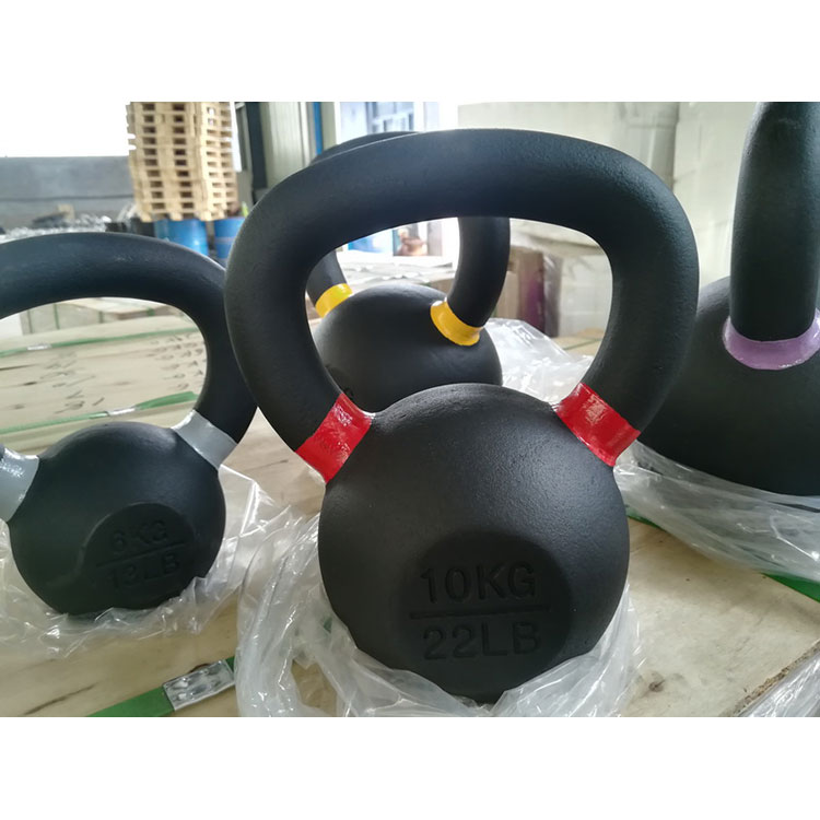 Εργοστασιακή πώληση kettlebell χυτοσίδηρος Εξοπλισμός γυμναστικής άρσης βαρών Kettlebell - 4