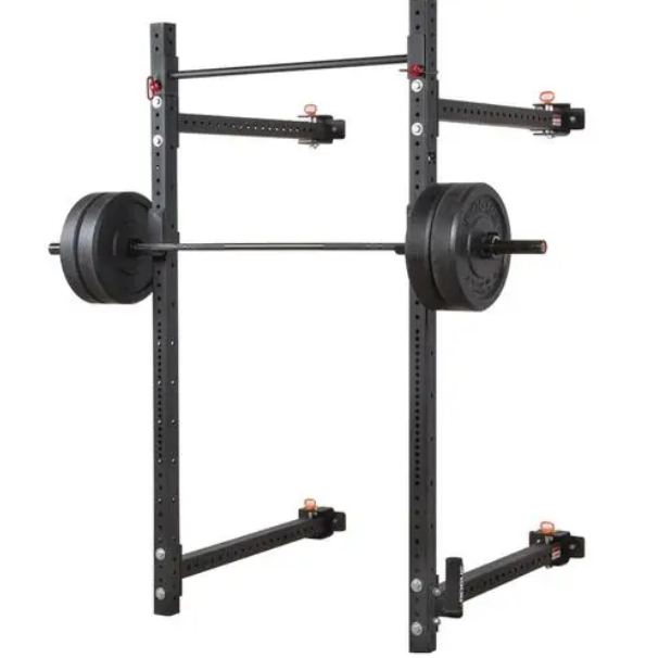 Multifunctional Wall Mounted Folding Squat Rack Saves Space For Installation