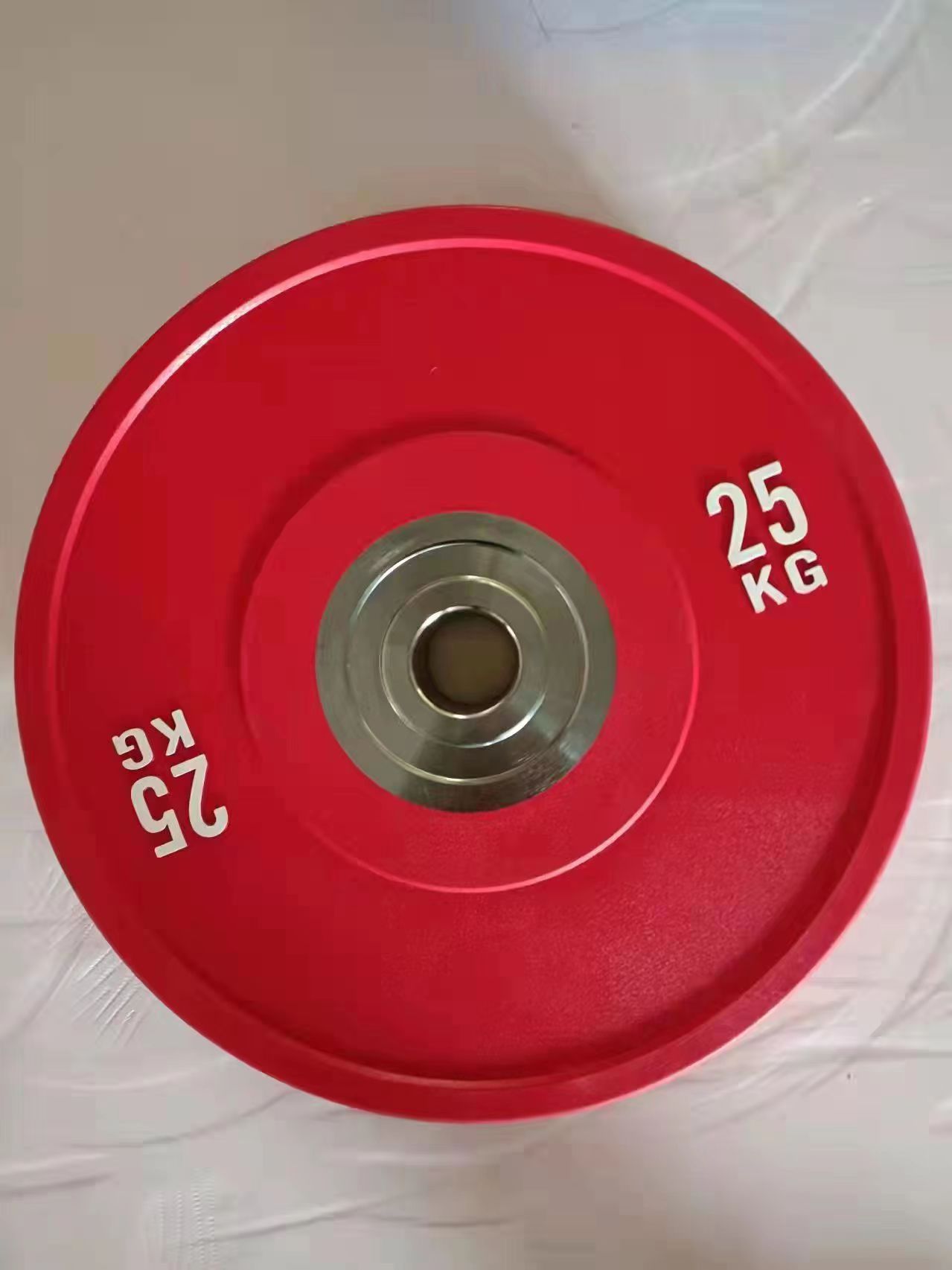 placa de pára-choques de competição de aço lbs kgs de levantamento de peso