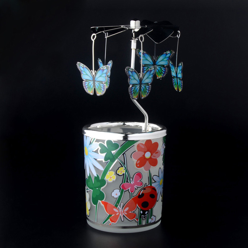 Butterfly Rotary Candle Holder - 3 