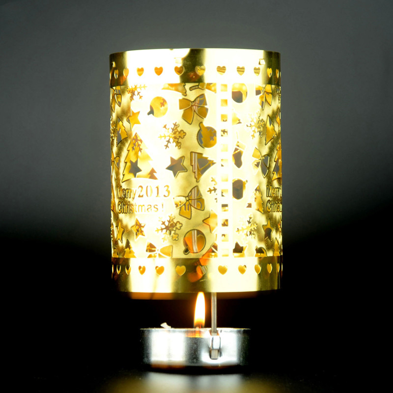 Cylinder Rotary Candle Holder - 2