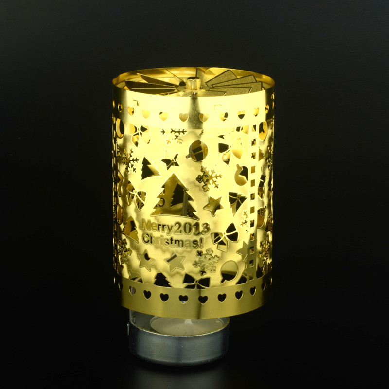 Cylinder Rotary Candle Holder - 3