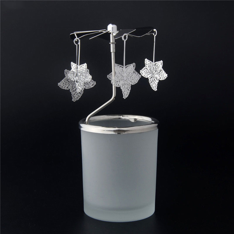 Glass Rotary Candle Holder