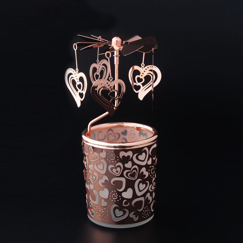 Love Carousel Rotary Candle Holder - 0 