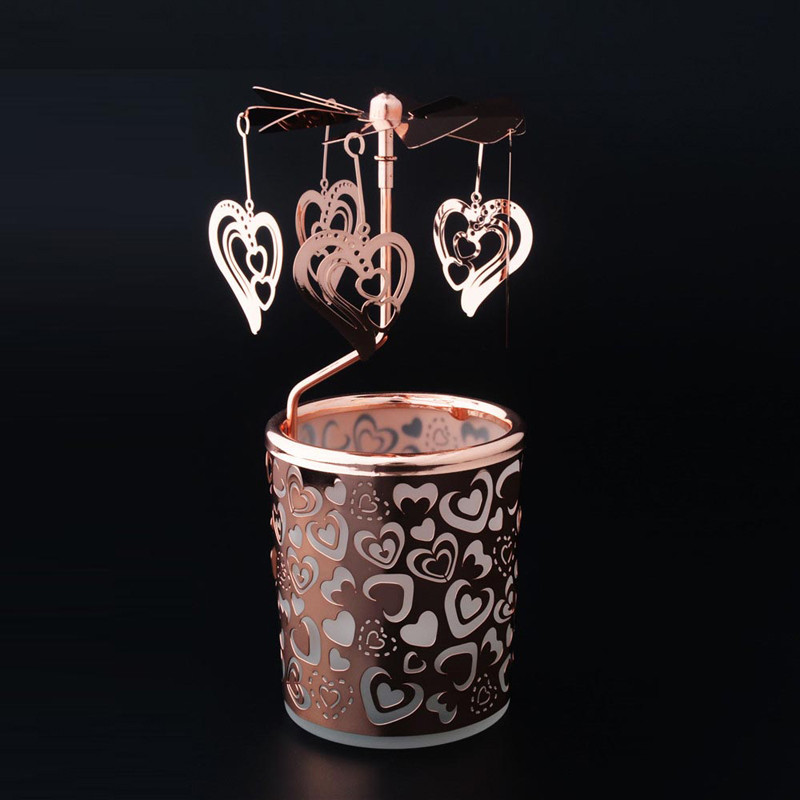 Love Carousel Rotary Candle Holder - 1