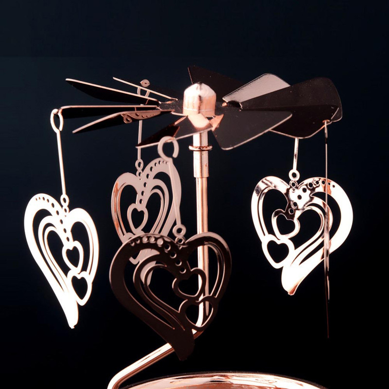Love Carousel Rotary Candle Holder - 2