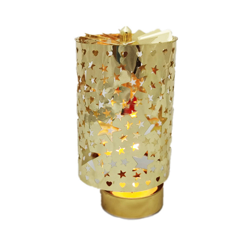 Metal Tea Light Rotary Candle Holder - 1