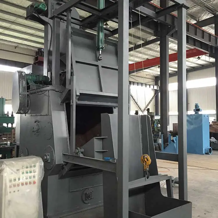 Auto Loading-unloading Rubber Belt Tumble Type Shot Blasting Machine