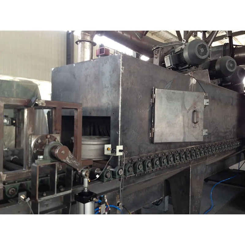 Pass Type Shot Blasting Equipment For Automobile Hub