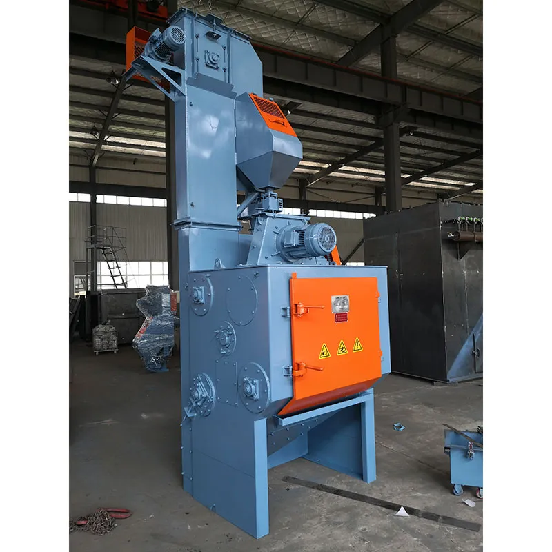 Manual Loading Rubber Belt Tumble Type Shot Blasting Machine