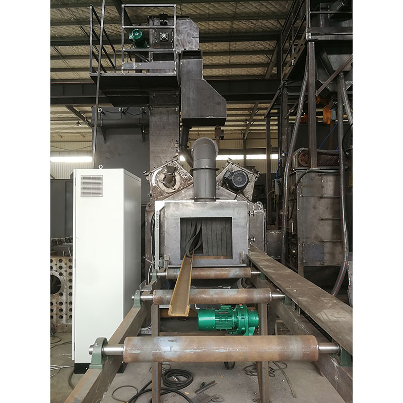 Pass Type Shot Blasting Equipment For Sectional Material