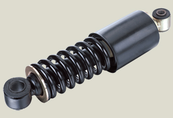 What is the principle of automobile shock absorbers?