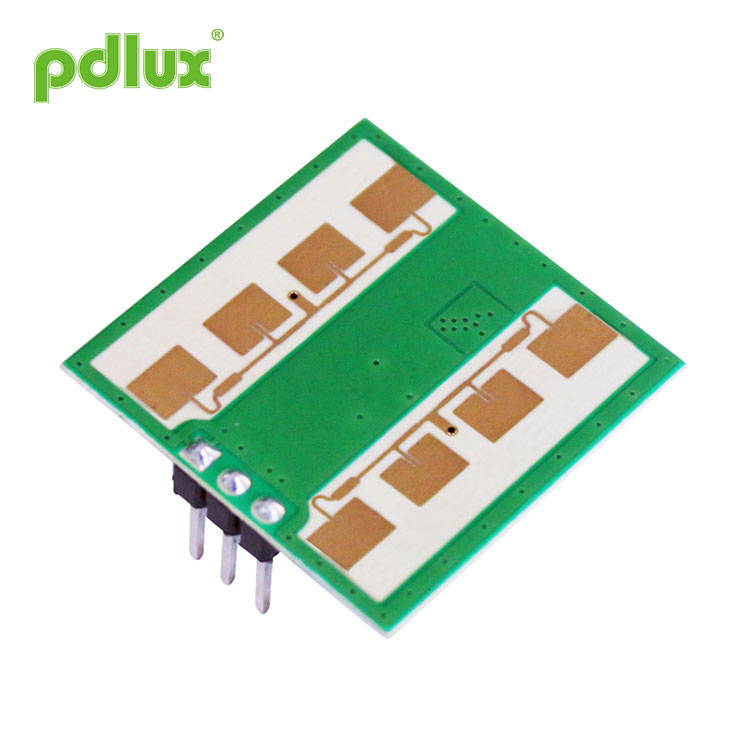 उच्च संवेदनशीलता Pdlux PD-V12H 24.125GHz उच्च आवृत्ति माइक्रोवेभ डपलर रडार सेन्सर मोड्युल
