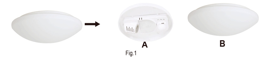 LED IP44 Waterproof Microwave Induction Lamp