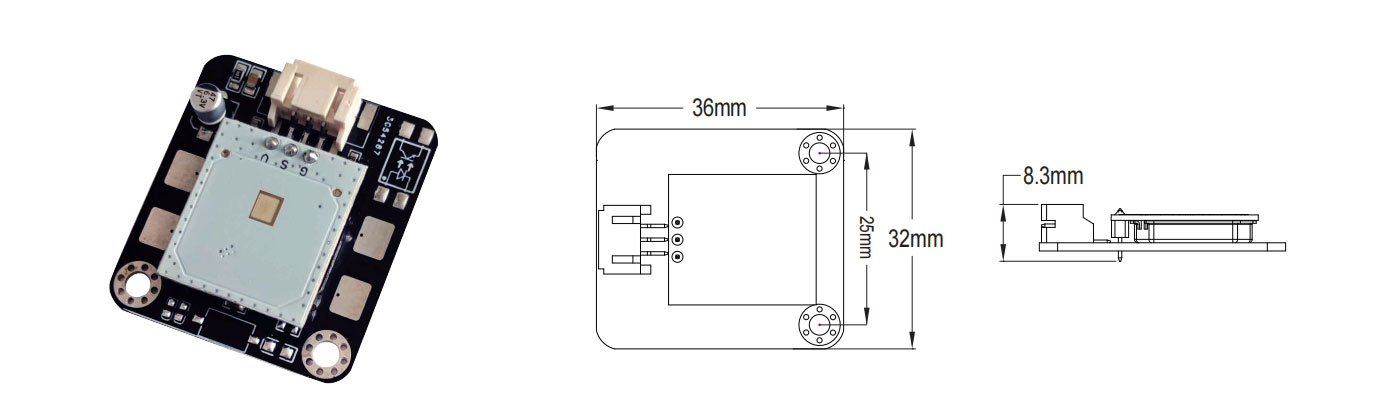 PD-V18-M1 Millimeter wave sensor application combination module