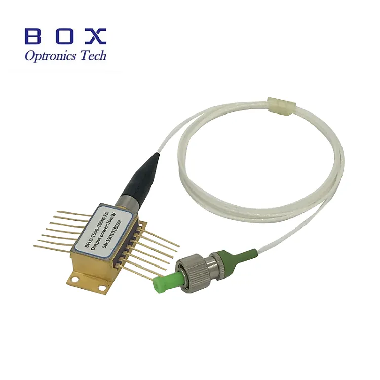 1550nm 40mW 600Khz DFB Butterfly Package เลเซอร์ไดโอด Linewidth แคบ