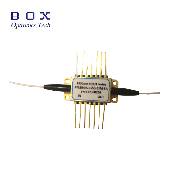 Amplificador óptico de semiconductor 1550nm 8dBm SM SOA