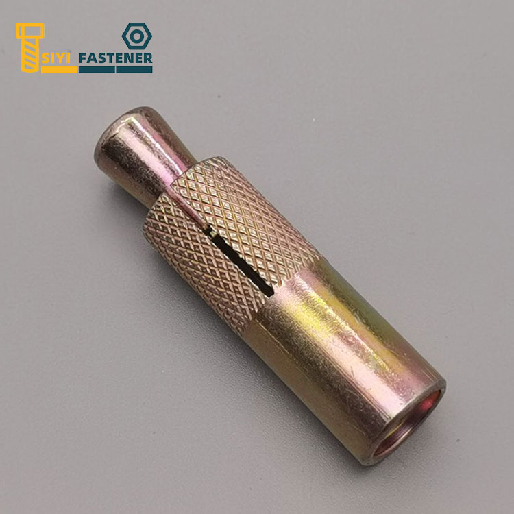 Carbon Steel Yellow Zinc Plated Cut Anchor kanthi Knurling